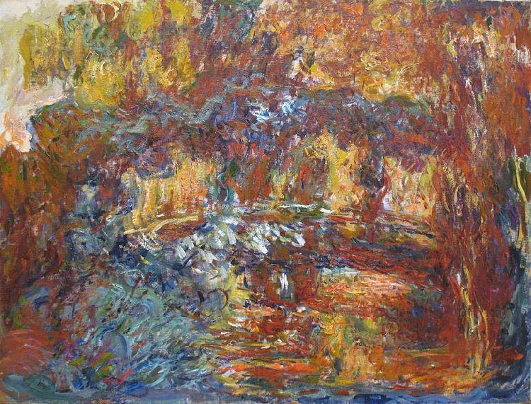 Claude Monet The Japanese Footbridge Spain oil painting art